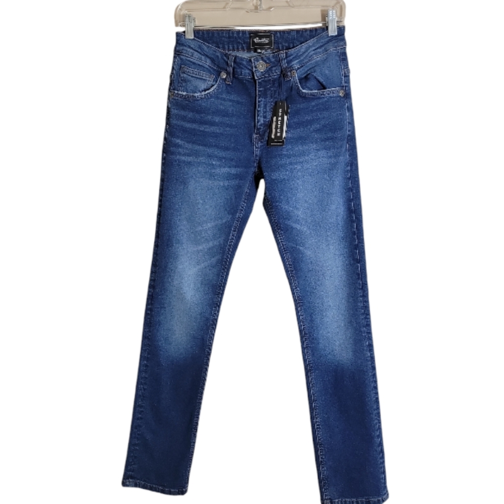 Primitive Skateboarding men’s 28x30 blue straight leg jeans dark wash